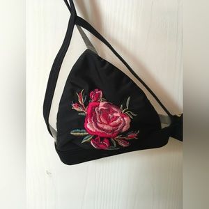 Trillium Rose Mesh Bralette
